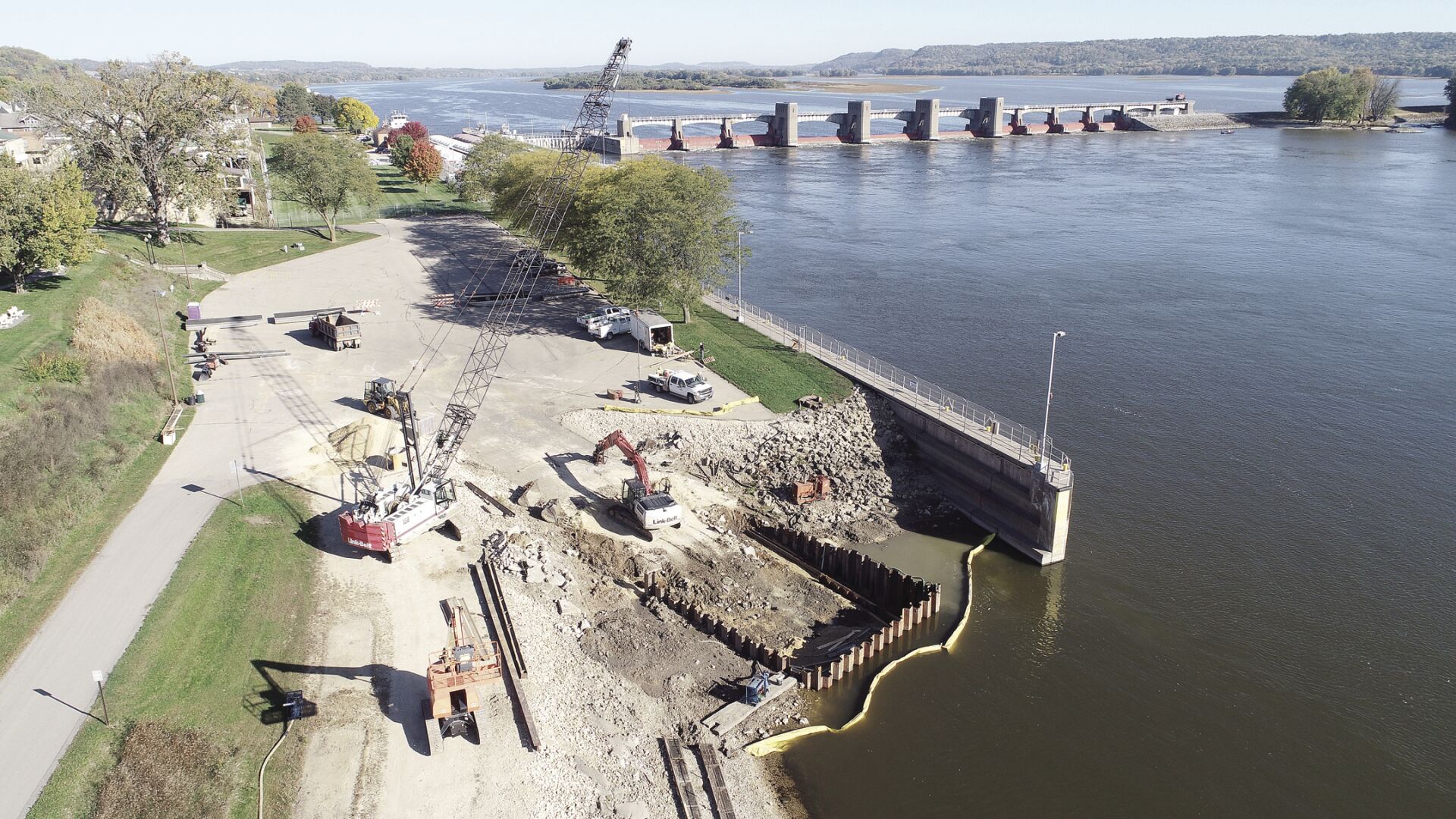 BIRD’S EYE VIEW OF THE MUNICIPAL BOAT RAMP UPGRADE